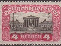 Austria - 1919 - Arquitectura - 4 Kronen - Multicolor - Austria, Architecture - Scott 222 - Building of Parliament - 0